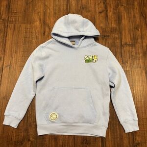 GOAT USA Blue Hoodie graphic on the back boys L